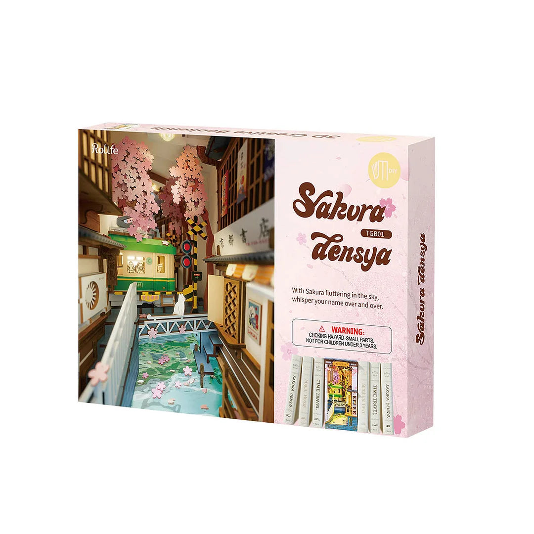 Sakura Densya Book Nook Shelf Insert TGB01