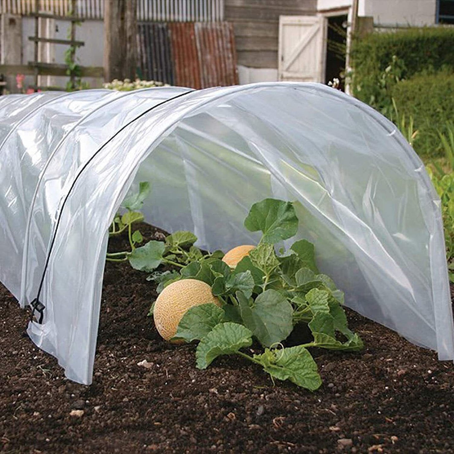 4 PC Greenhouse Hoops Garden Plant Grow Support Tunnel Cover Protect Stake Tool
