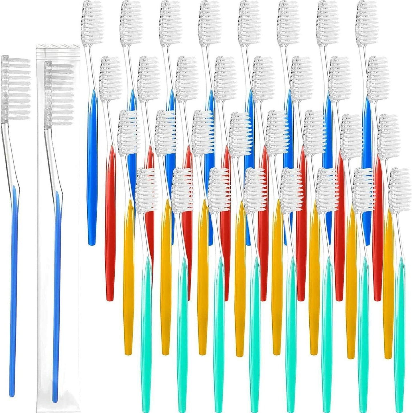 100/200 Toothbrushes lot Bulk Wholesale Standard Classic Toothbrush disposable