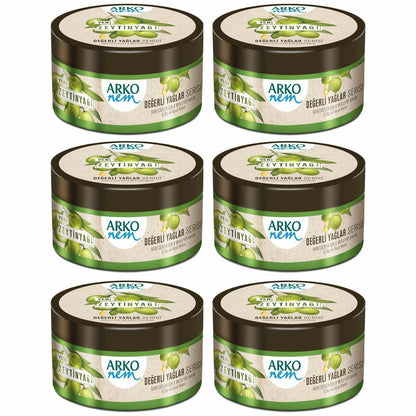 ARKO Nem %100 Natural Olive Oil Moisturizer Nourishing Care Cream Dry Skin 250ml