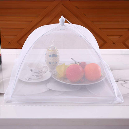 6 PC Pop-Up Outdoor Food Cover Umbrella 17” Mesh Tent Protector Bugs BBQ Picnics