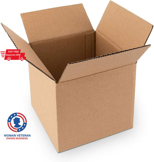 Brown Shipping Boxes Small Corrugated Boxes for Packing and Storage 30/60 packs