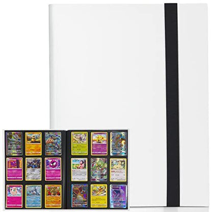 360 Card Pocket Binder with Elastic 9 Pocket Trading Cards Elastic Album Folder