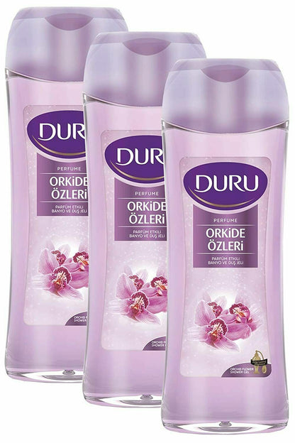 Duru Body Wash Shower Gel 3 Pack (16.9 oz x 3) Choose From Different Scents