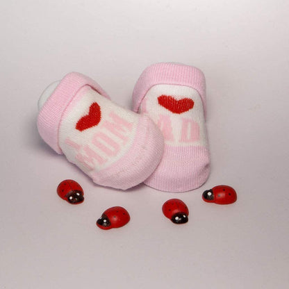 2 Pack Newborn Cotton Baby Boy Girls Socks for Newborn Infant Toddlers Size 0-4