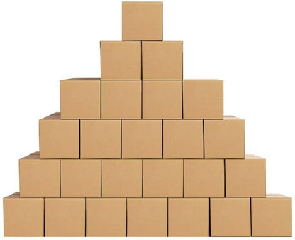 Brown Shipping Boxes Small Corrugated Boxes for Packing and Storage 30/60 packs
