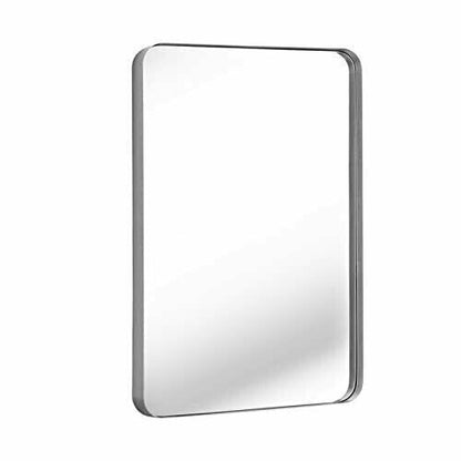 Rectangular Wall Mirror Metal Width Frame for Entryway Livingrooms Bathrooms